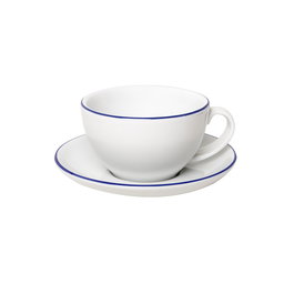 Avet Taza de Té con Plato Olimpic Blue Porcelana